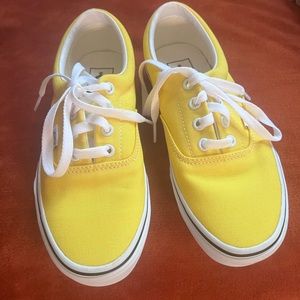 Brand New never worn yellow vans